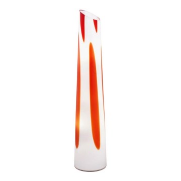 Argon 7042 - Επιδαπέδιο φωτιστικό POLONIA 2xE27/15W/230V λευκό/κόκκινο