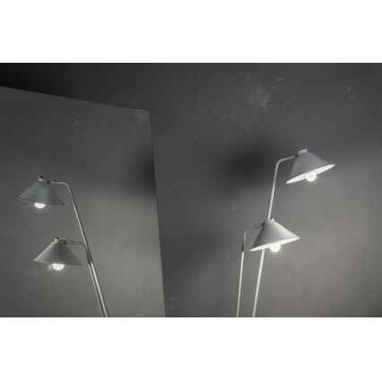 Argon 7074 - Επιδαπέδιο φωτιστικό GABIAN 2xE27/15W/230V λευκό