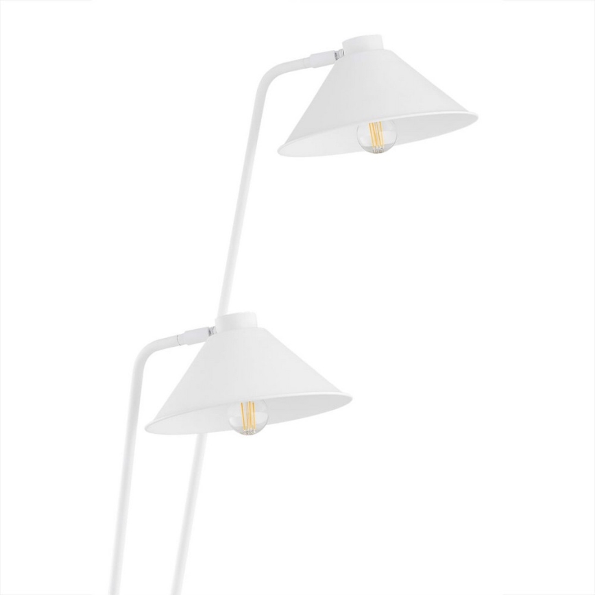 Argon 7074 - Επιδαπέδια λάμπα GABIAN 2xE27/15W/230V λευκό