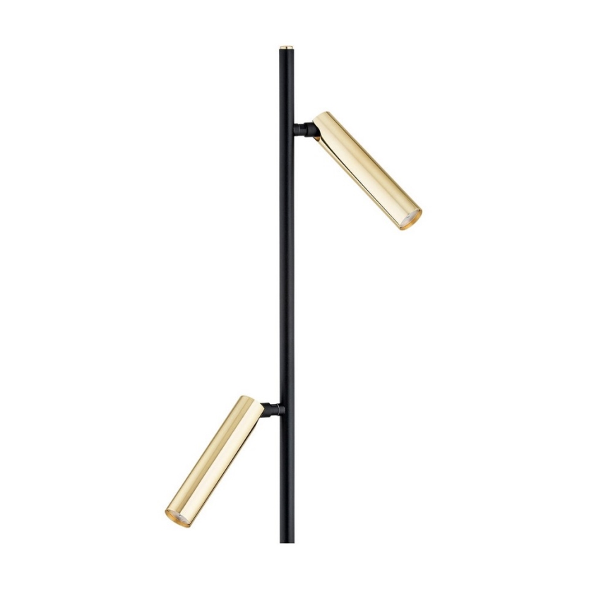 Argon 7083 - Επιδαπέδια λάμπα TORRE 2xG9/6W/230V μαύρο/ορείχαλκος