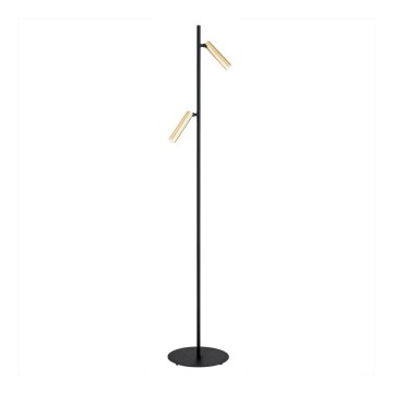 Argon 7083 - Επιδαπέδια λάμπα TORRE 2xG9/6W/230V μαύρο/ορείχαλκος