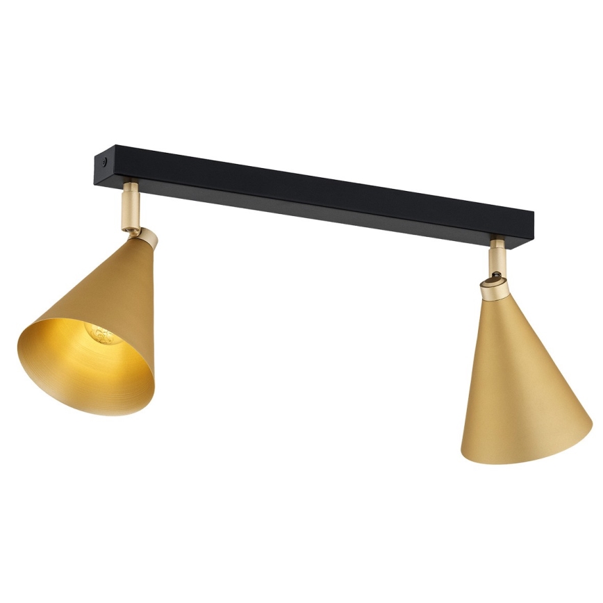 Argon 7149 - Φωτιστικό σποτ LUCINDA 2xE14/7W/230V χρυσαφί