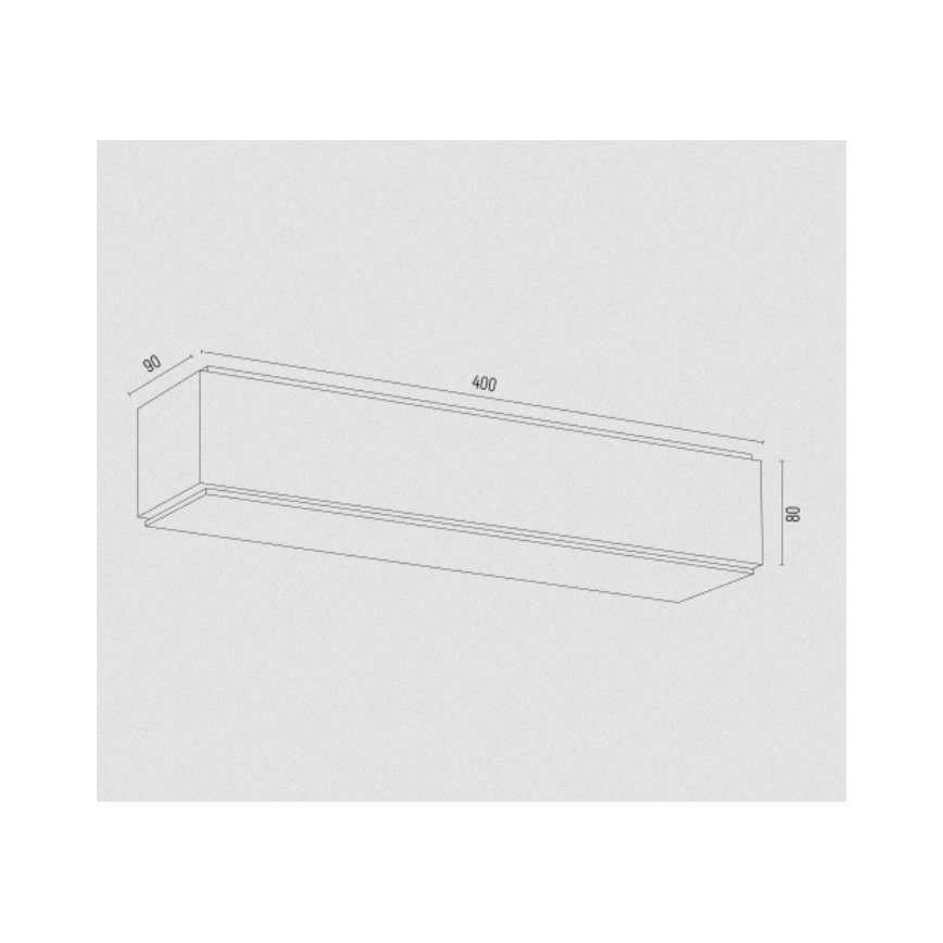 Argon 7166 - Φωτιστικό τοίχου CARLSON 2xE27/15W/230V 40 cm χρυσαφί