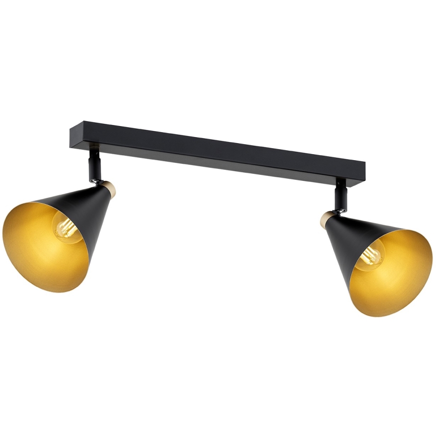 Argon 7170 - Φωτιστικό σποτ LUCINDA 2xE14/7W/230V μαύρο