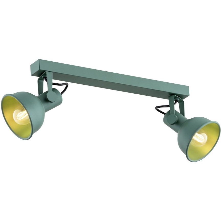 Argon 7174 - Φωτιστικό σποτ LENORA 2xE14/7W/230V πράσινο