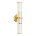 Argon 7203 - Φωτιστικό τοίχου HAMPTON 2xE14/7W/230V χρυσαφί