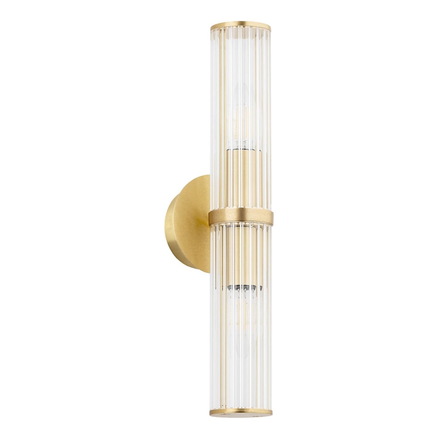 Argon 7203 - Φωτιστικό τοίχου HAMPTON 2xE14/7W/230V χρυσαφί