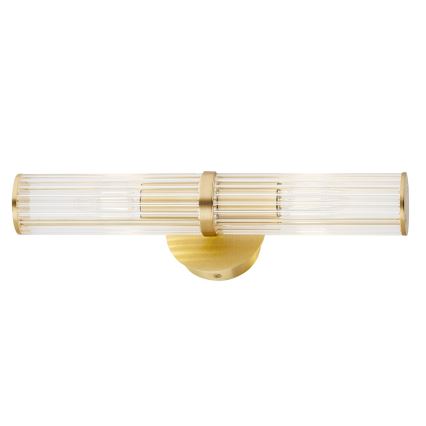 Argon 7203 - Φωτιστικό τοίχου HAMPTON 2xE14/7W/230V χρυσαφί