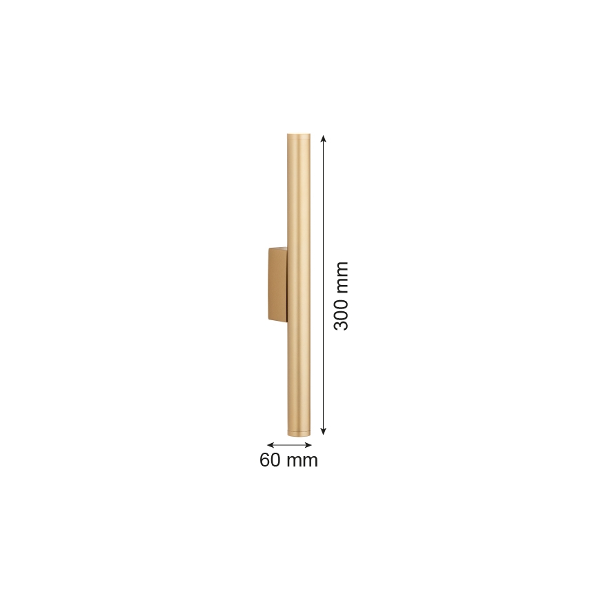 Argon 7224 - Φωτιστικό τοίχου LED GRECO 2xLED/4,2W/230V 3000K χρυσό