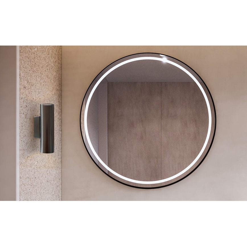 Argon 7231 - Φωτιστικό τοίχου MITOS PLUS 2xGU10/5W/230V μαύρο