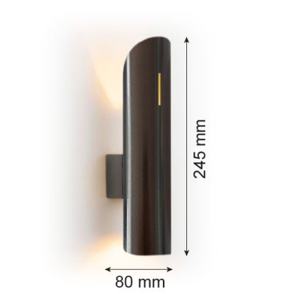 Argon 7232 - Φωτιστικό τοίχου AKRON PLUS 2xG9/6W/230V