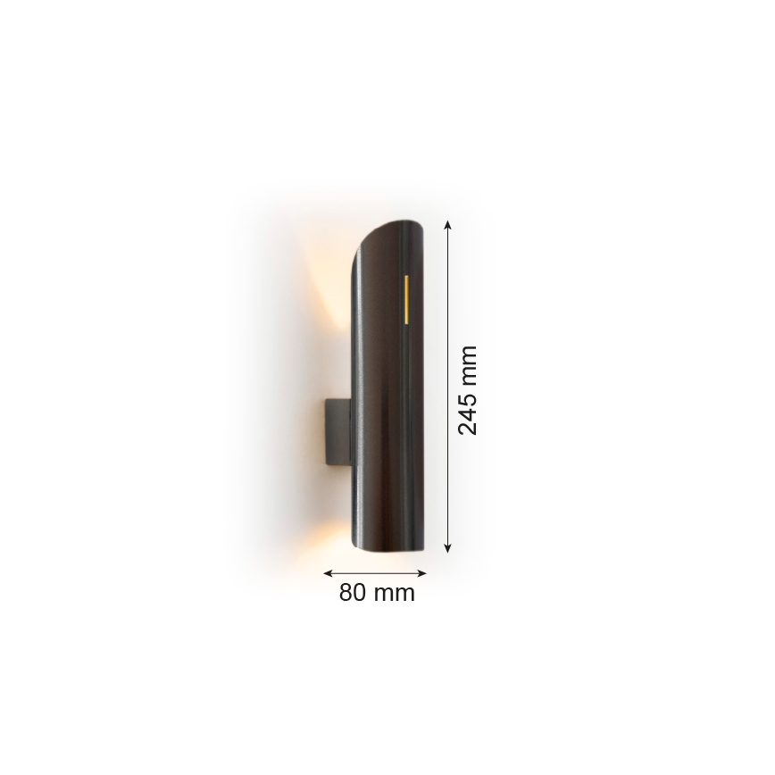 Argon 7232 - Φωτιστικό τοίχου AKRON PLUS 2xG9/6W/230V