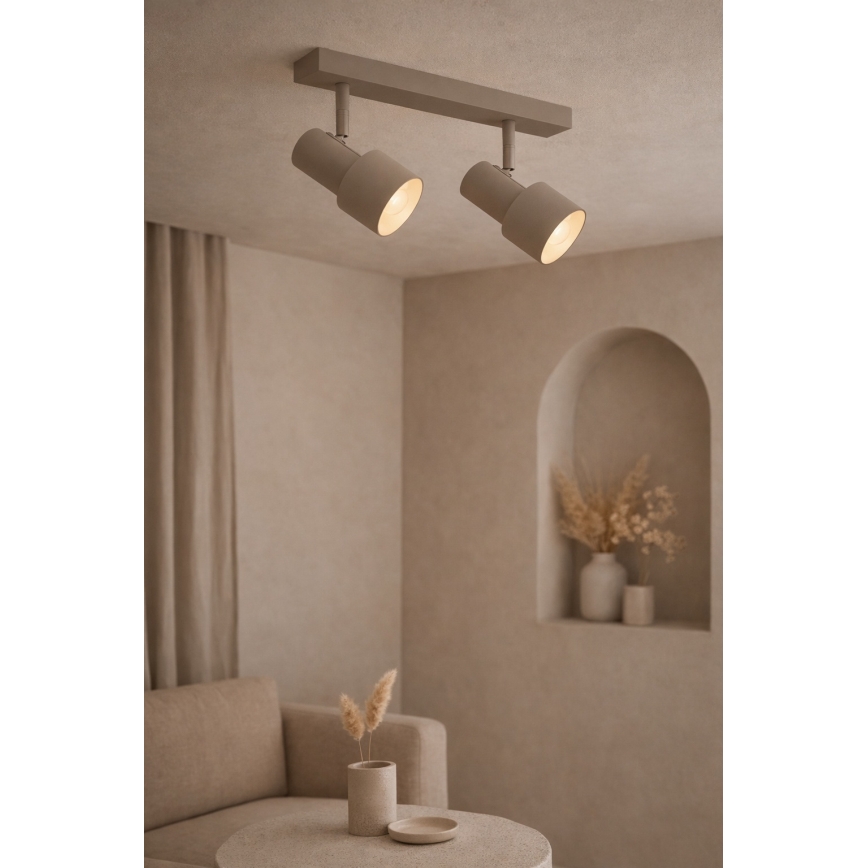 Argon 7294 - Σποτ φωτιστικό DOR 2xE27/15W/230V μπεζ