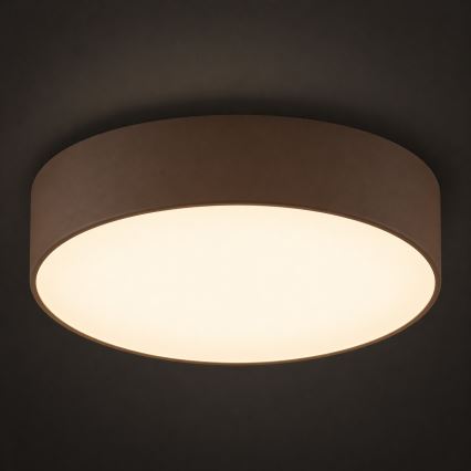 Argon 7297 - Φωτιστικό οροφής DARLINGOS 2xE27/15W/230V διάμ. 35 cm καφέ
