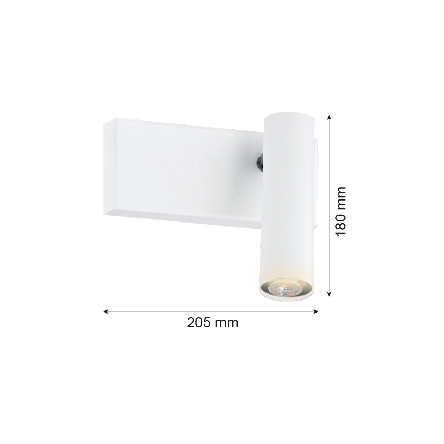 Argon 8064 - Φωτιστικό σποτ τοίχου ETNA 1xG9/6W/230V λευκό