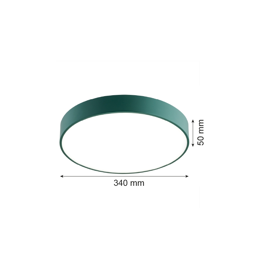 Argon 8335 - Φωτιστικό οροφής LED TIAMO LED/22W/230V 4000K πράσινο