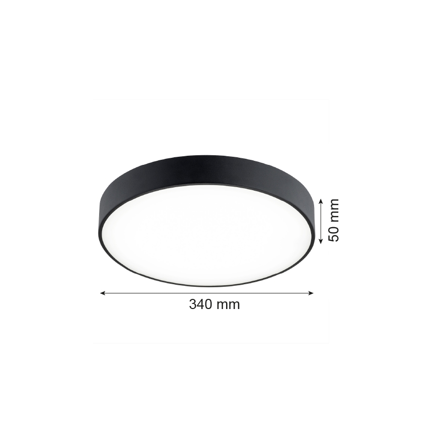 Argon 8348 - Φωτιστικό οροφής LED TIAMO LED/22W/230V 4000K μαύρο