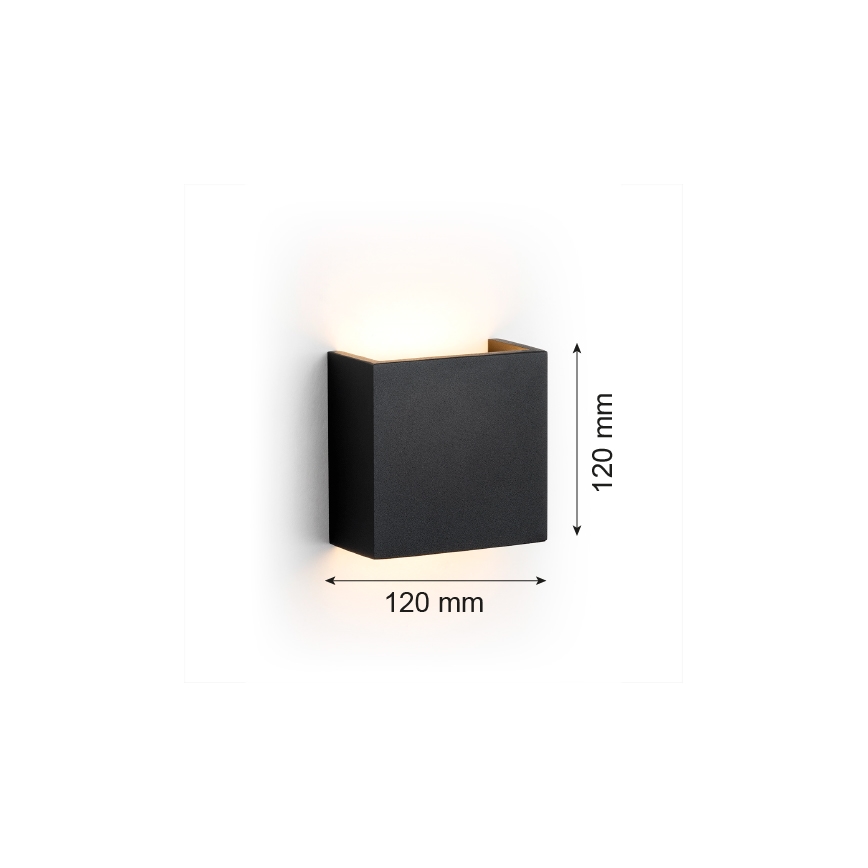 Argon 8359 - Φωτιστικό τοίχου LED GENT LED/3,6W/230V 3000K μαύρο