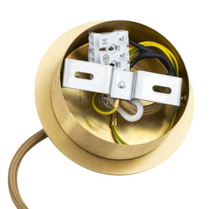 Argon 8489 - Κρεμαστό φωτιστικό οροφής HAMPTON 1xE14/7W/230V χρυσαφί