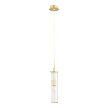 Argon 8489 - Κρεμαστό φωτιστικό οροφής HAMPTON 1xE14/7W/230V χρυσαφί