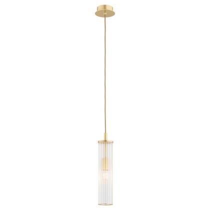 Argon 8489 - Κρεμαστό φωτιστικό οροφής HAMPTON 1xE14/7W/230V χρυσαφί