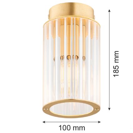 Argon 8501 - Φωτιστικό οροφής HAMPTON 1xE14/7W/230V χρυσαφί
