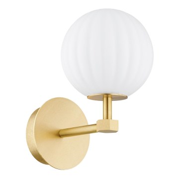 Argon 8502 - Λάμπα τοίχου PALOMA 1xE14/7W/230V χρυσαφί/λευκό