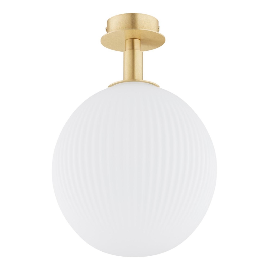 Argon 8505 - Φωτιστικό οροφής PALOMA 1xE27/15W/230V χρυσαφί/λευκό