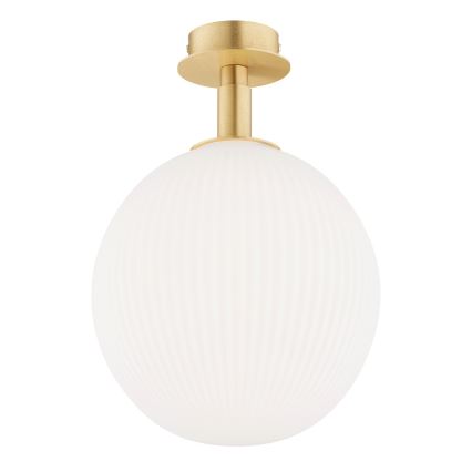 Argon 8505 - Φωτιστικό οροφής PALOMA 1xE27/15W/230V χρυσαφί/λευκό