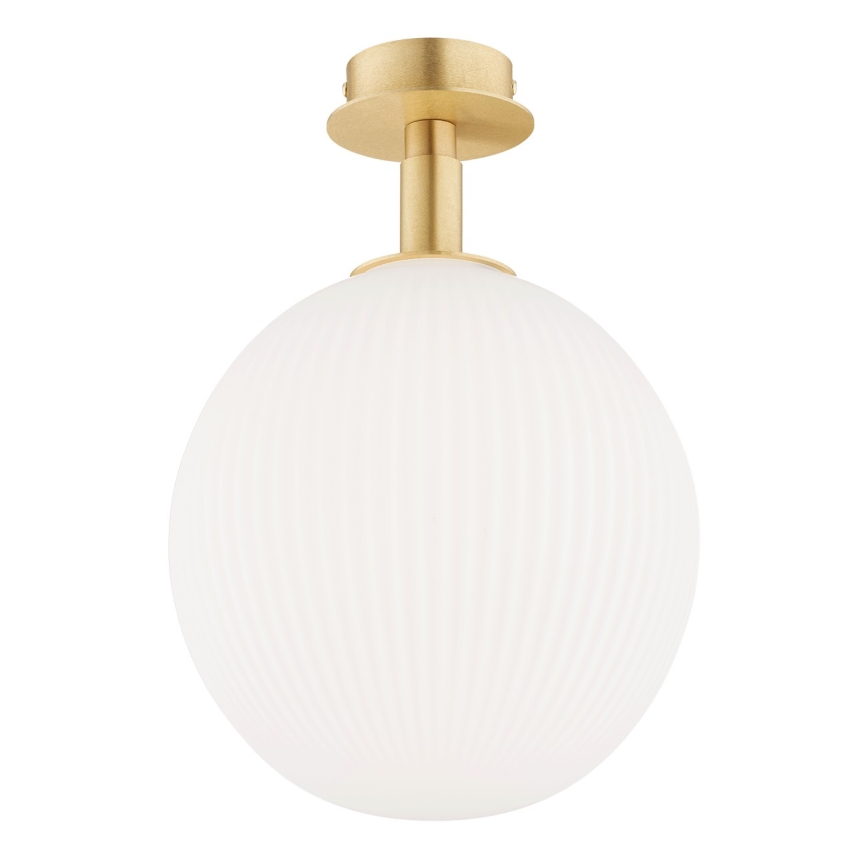 Argon 8505 - Φωτιστικό οροφής PALOMA 1xE27/15W/230V χρυσαφί/λευκό