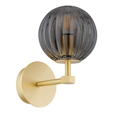 Argon 8508 - Φωτιστικό τοίχου PALOMA 1xE14/7W/230V χρυσό/μαύρο