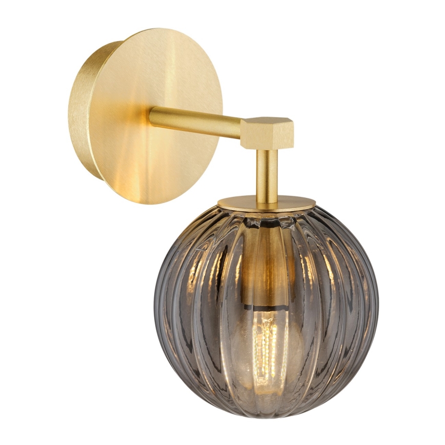 Argon 8508 - Φωτιστικό τοίχου PALOMA 1xE14/7W/230V χρυσό/μαύρο