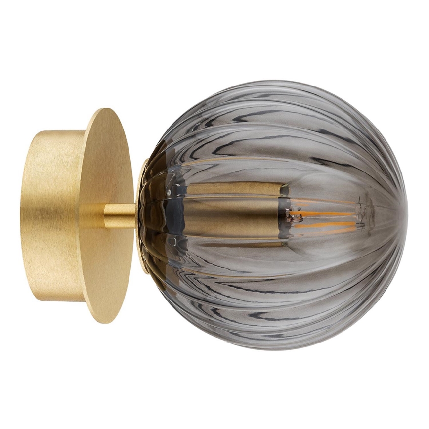 Argon 8510 - Φωτιστικό τοίχου PALOMA 1xE14/7W/230V χρυσαφί/μαύρο