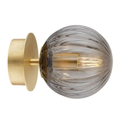 Argon 8510 - Φωτιστικό τοίχου PALOMA 1xE14/7W/230V χρυσαφί/μαύρο