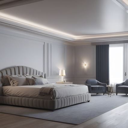 Argon 8541 - Eπιτραπέζια λάμπα HAMPTON 1xE27/15W/230V 57 cm μπεζ