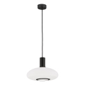 Argon 8565 -  Κρεμαστό φωτιστικό οροφής SAGUNTO PLUS 1xE27/15W/230V διάμετρος 30 cm μαύρο