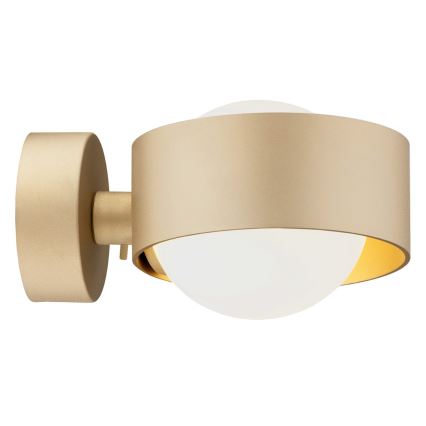 Argon 8567 - Επιτοίχιο φωτιστικό μπάνιου MASSIMO PLUS 1xG9/6W/230V IP44 χρυσαφί