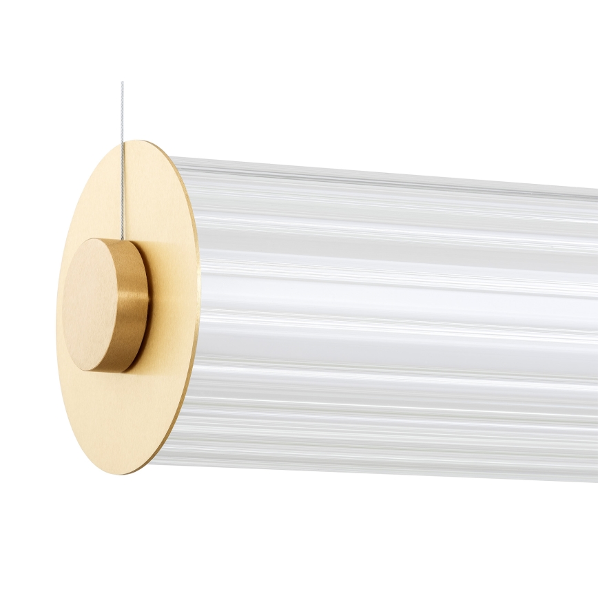 Argon 8624 -  Κρεμαστό φωτιστικό οροφής LED HAMPTON LED/90W/230V 3000K 120 cm ορείχαλκος