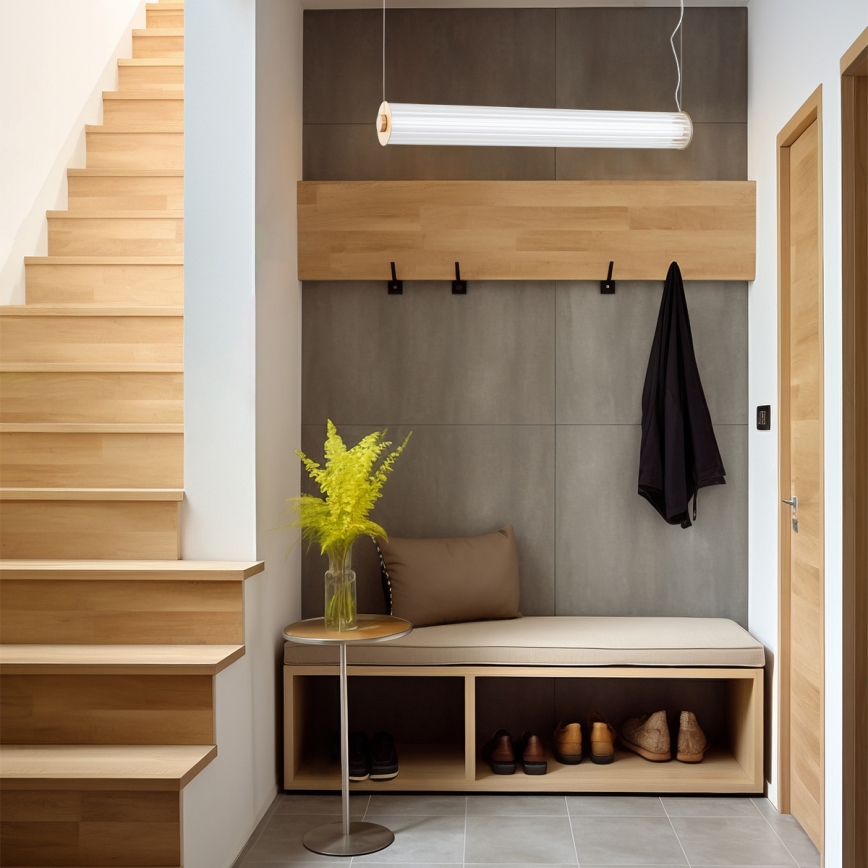 Argon 8627 -  Κρεμαστό φωτιστικό οροφής LED HAMPTON LED/60W/230V 3000K 80 cm ορείχαλκος