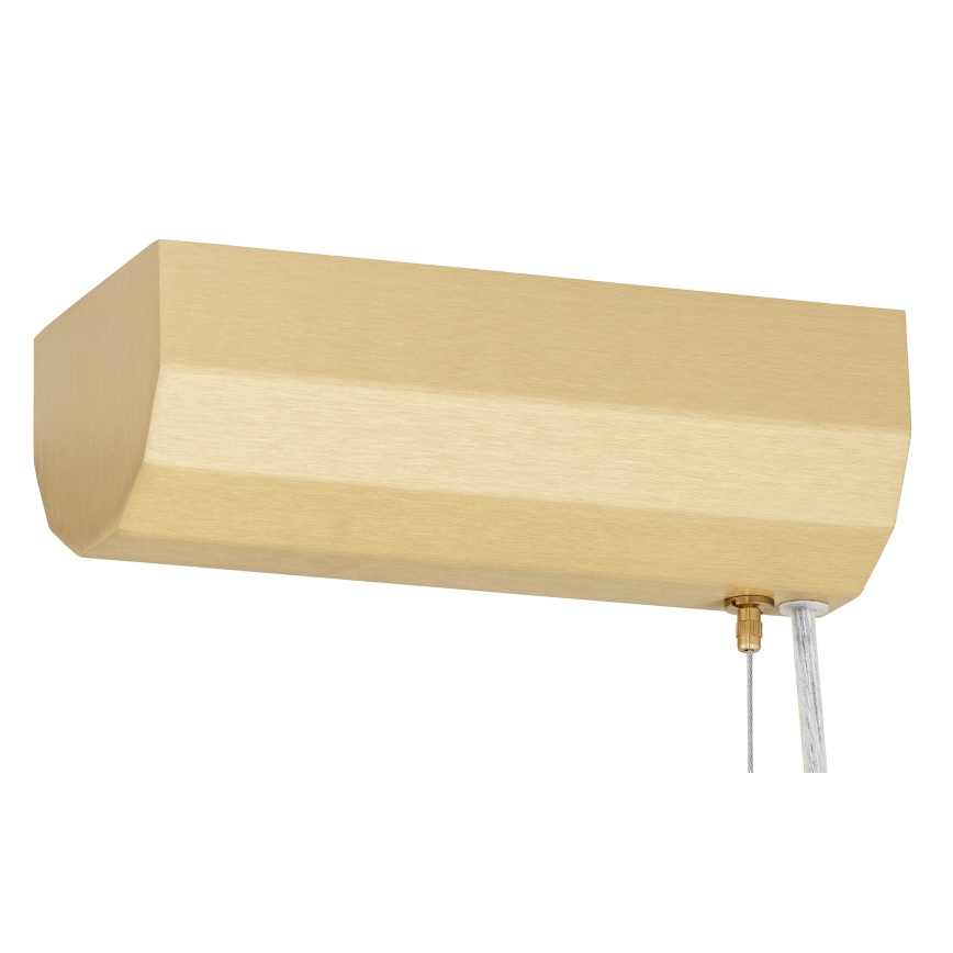 Argon 8627 -  Κρεμαστό φωτιστικό οροφής LED HAMPTON LED/60W/230V 3000K 80 cm ορείχαλκος