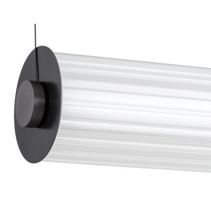 Argon 8628 -  Κρεμαστό φωτιστικό οροφής LED HAMPTON LED/60W/230V 3000K 80 cm μαύρο