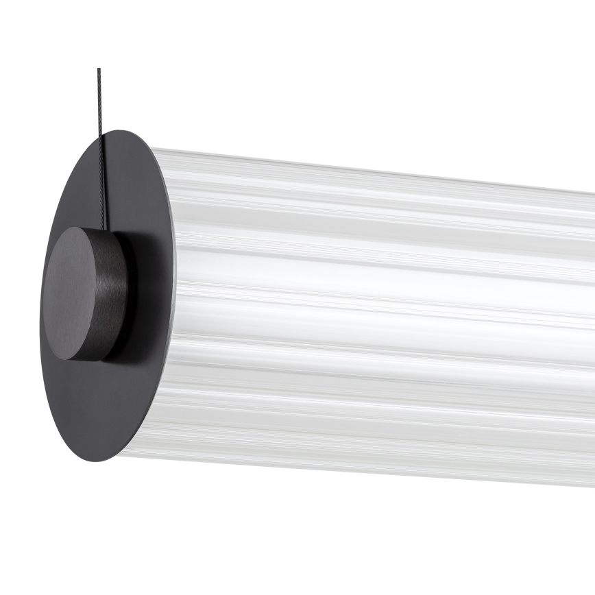 Argon 8628 -  Κρεμαστό φωτιστικό οροφής LED HAMPTON LED/60W/230V 3000K 80 cm μαύρο