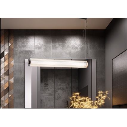 Argon 8628 -  Κρεμαστό φωτιστικό οροφής LED HAMPTON LED/60W/230V 3000K 80 cm μαύρο