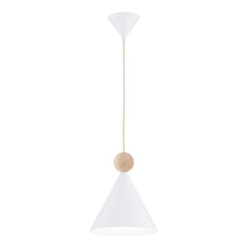 Argon 8629 - Κρεμαστό φωτιστικό οροφής KEGEL 1xE27/15W/230V λευκό