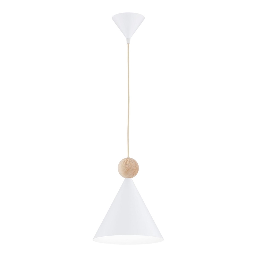 Argon 8629 - Κρεμαστό φωτιστικό οροφής KEGEL 1xE27/15W/230V λευκό