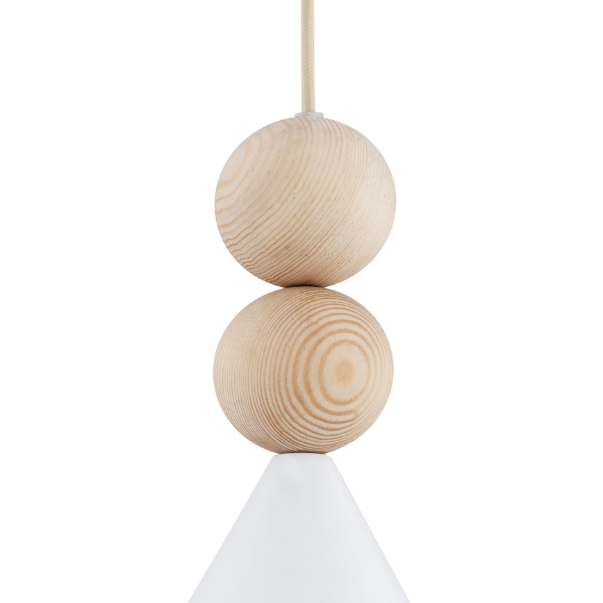 Argon 8632 - Κρεμαστό φωτιστικό οροφής KEGEL 1xE27/15W/230V λευκό