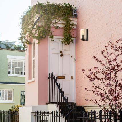 Argon 8748 - Επιτοίχιο φωτιστικό εξωτερικού χώρου NORFOLK 1xE27/15W/230V IP44 μαύρο