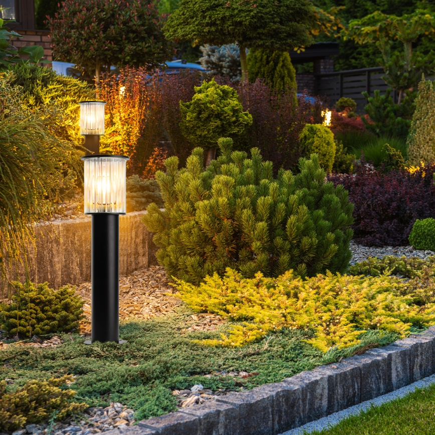 Argon 8749 - Λάμπα εξωτερικού χώρου NORFOLK 1xE27/15W/230V IP44 52cm μαύρο