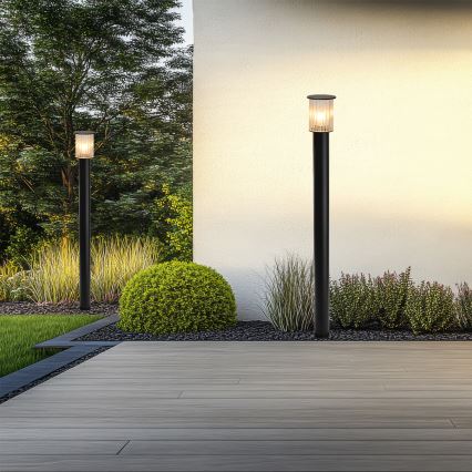 Argon 8750 - Λάμπα εξωτερικού χώρου NORFOLK 1xE27/15W/230V IP44 124cm μαύρο