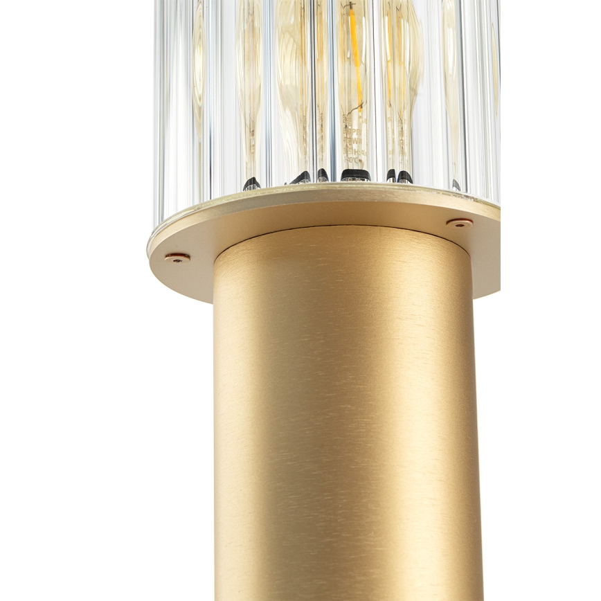 Argon 8753 - Λάμπα εξωτερικού χώρου NORFOLK 1xE27/15W/230V IP44 52cm χρυσό